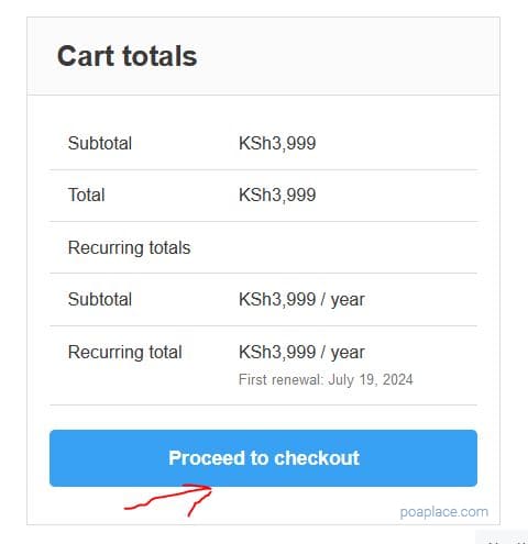 HostFiti Proceed to Checkout