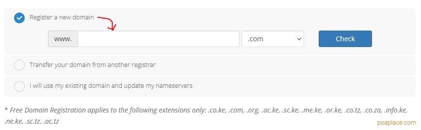 HostPinnacle Domain Name Search Box