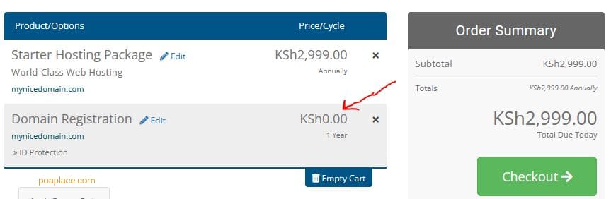 HostPinnacle Free Domain Registration