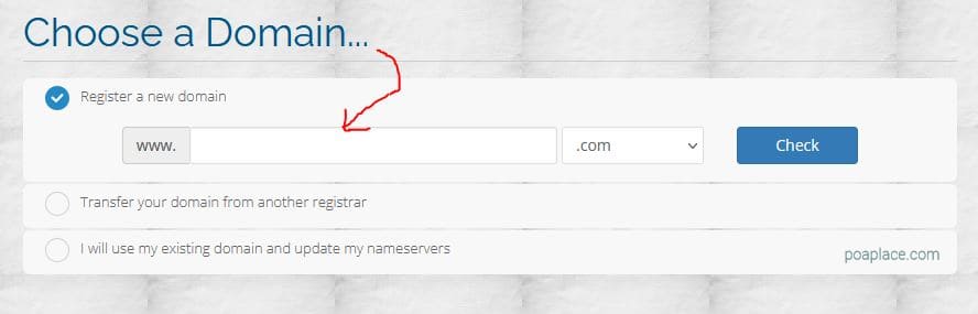 Lenasi Domain Availability Search Box