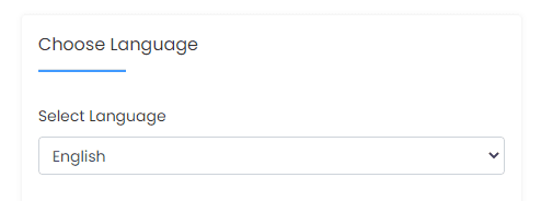 Softaculous WP Site Choose Language
