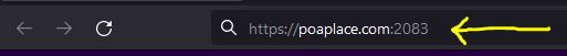 Poa Place Website Address Bar 